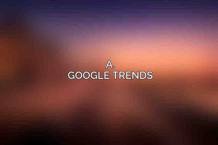 A. Google Trends