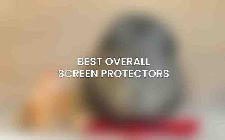 Best Overall Screen Protectors
