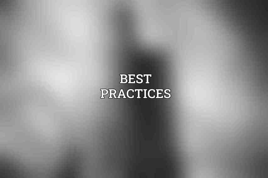 Best Practices