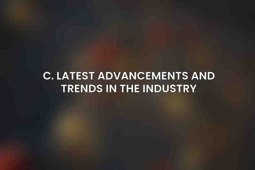C. Latest Advancements and Trends in the Industry