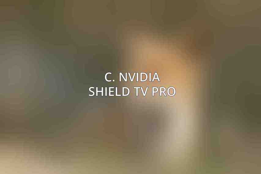 C. NVIDIA SHIELD TV Pro