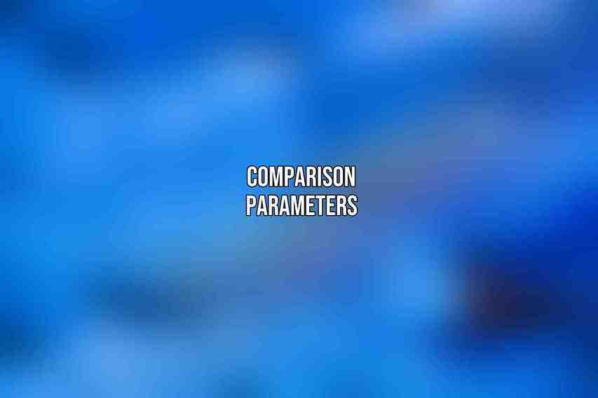 Comparison Parameters