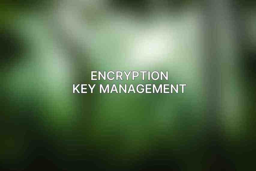 Encryption Key Management