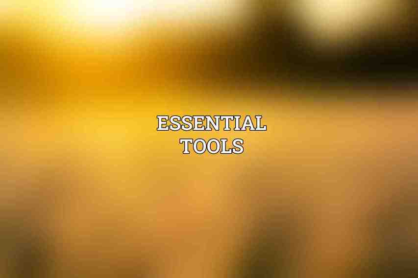 Essential Tools