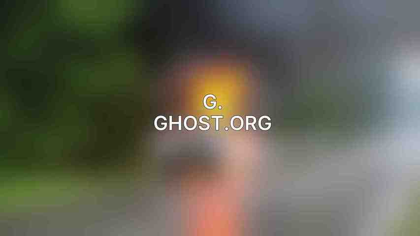 G. Ghost.org