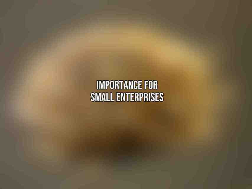 Importance for Small Enterprises