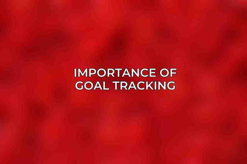Importance of Goal Tracking