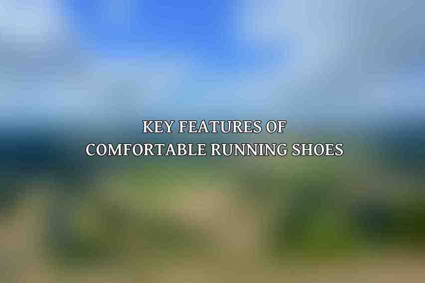 Key Features of Comfortable Running Shoes