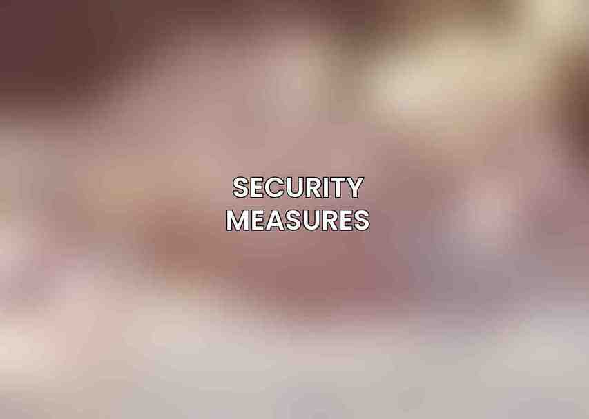 Security Measures: