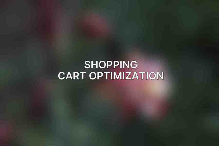 Shopping Cart Optimization