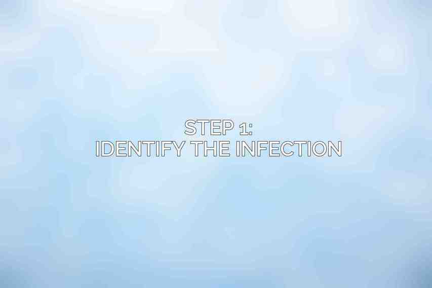 Step 1: Identify the Infection