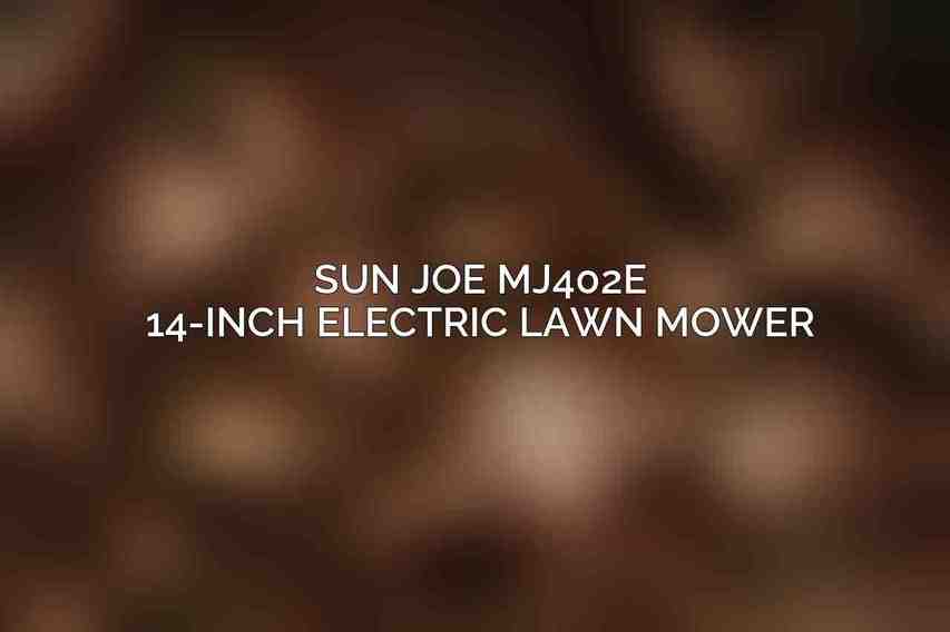 Sun Joe MJ402E 14-Inch Electric Lawn Mower
