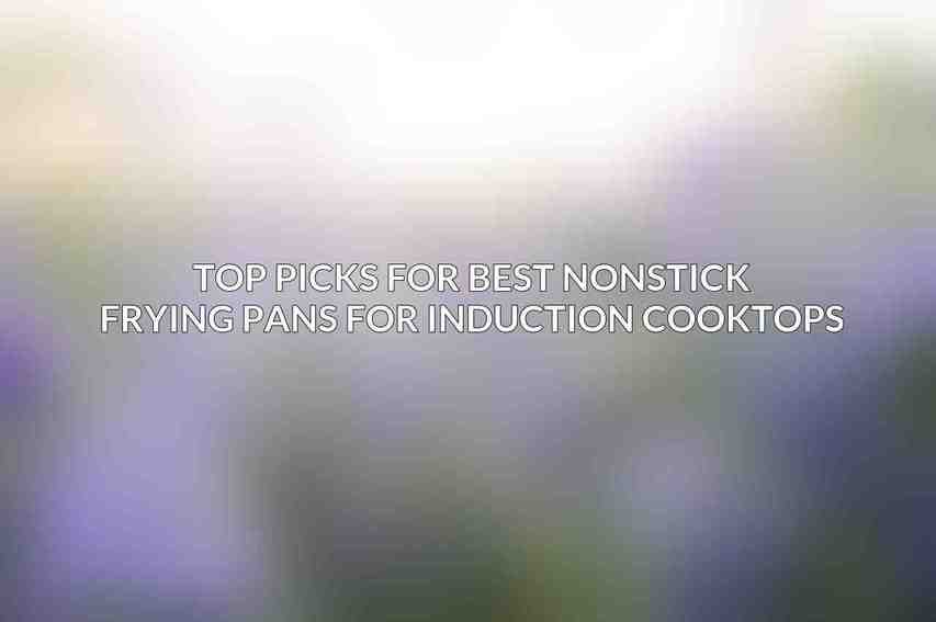 Top Picks for Best Nonstick Frying Pans for Induction Cooktops