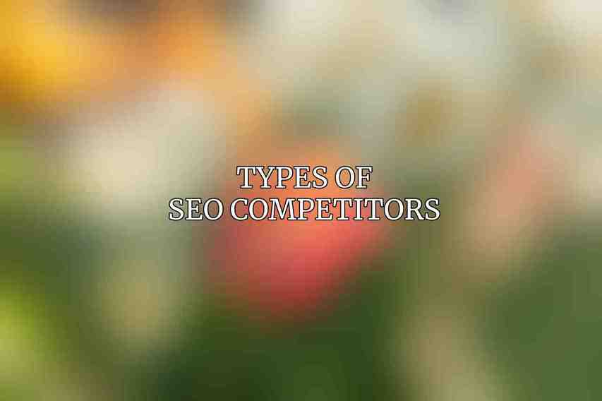 Types of SEO Competitors