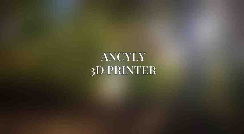 Ancyly 3D Printer