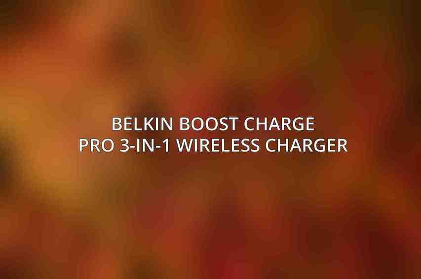 Belkin Boost Charge Pro 3-in-1 Wireless Charger