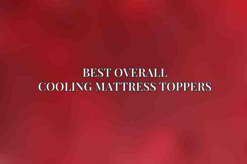 Best Overall Cooling Mattress Toppers
