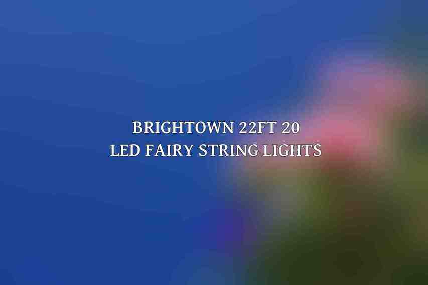 Brightown 22ft 20 LED Fairy String Lights