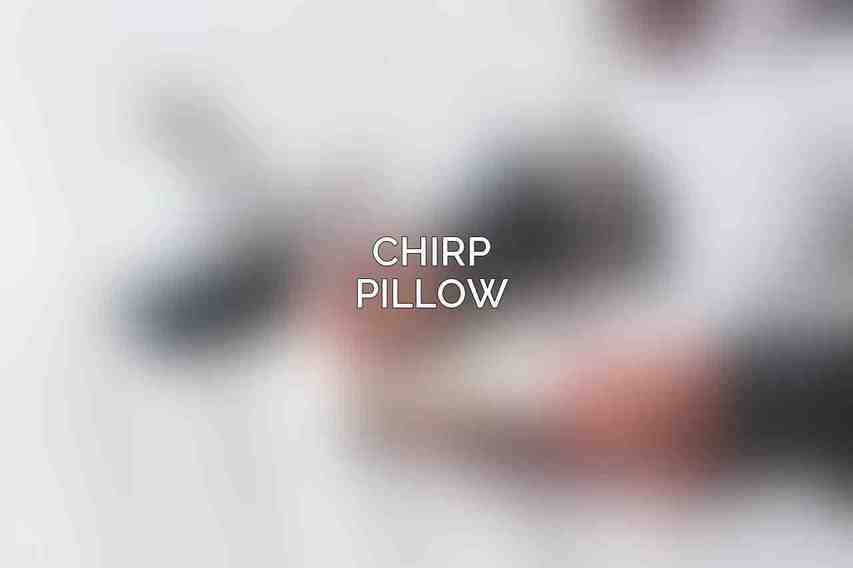Chirp Pillow