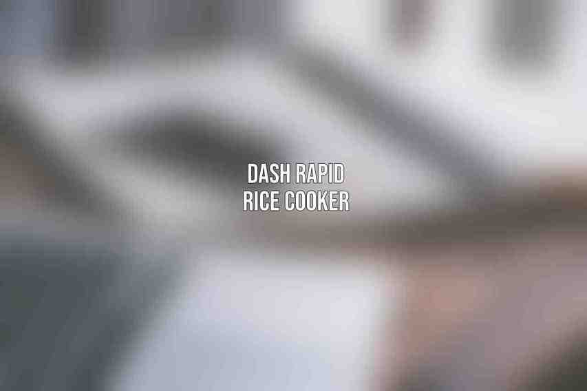 Dash Rapid Rice Cooker