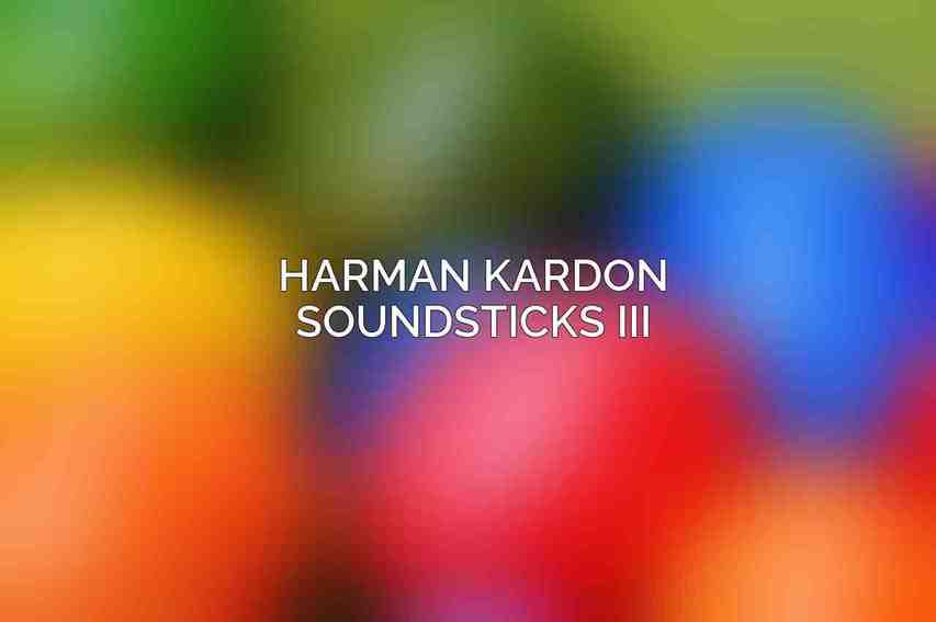 Harman Kardon Soundsticks III