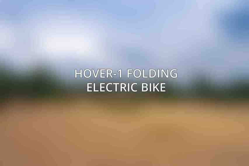 Hover-1 Folding Electric Bike