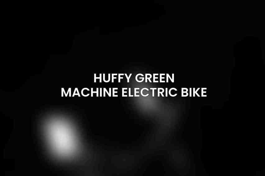 Huffy Green Machine Electric Bike
