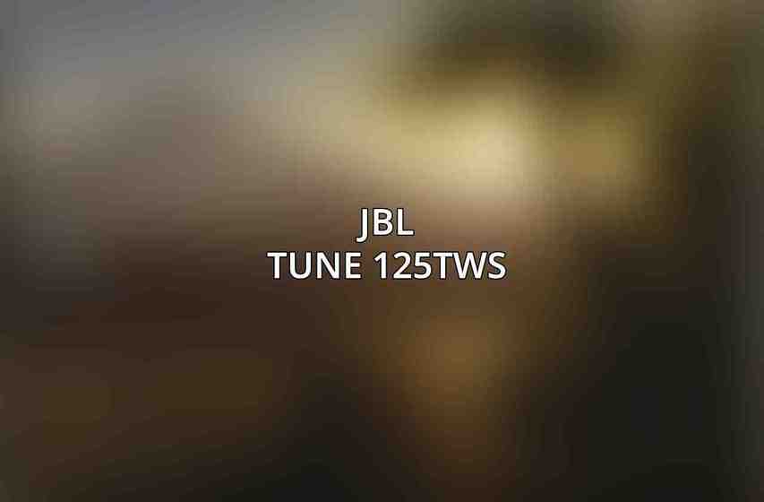 JBL Tune 125TWS