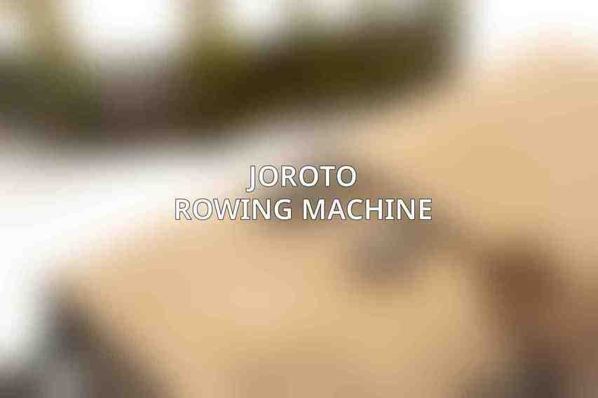 Joroto Rowing Machine