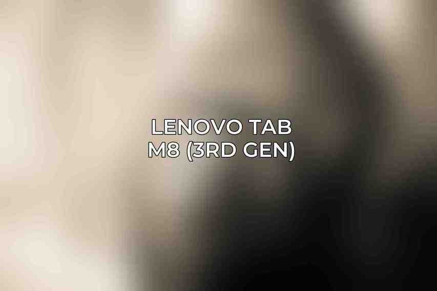 Lenovo Tab M8 (3rd Gen)