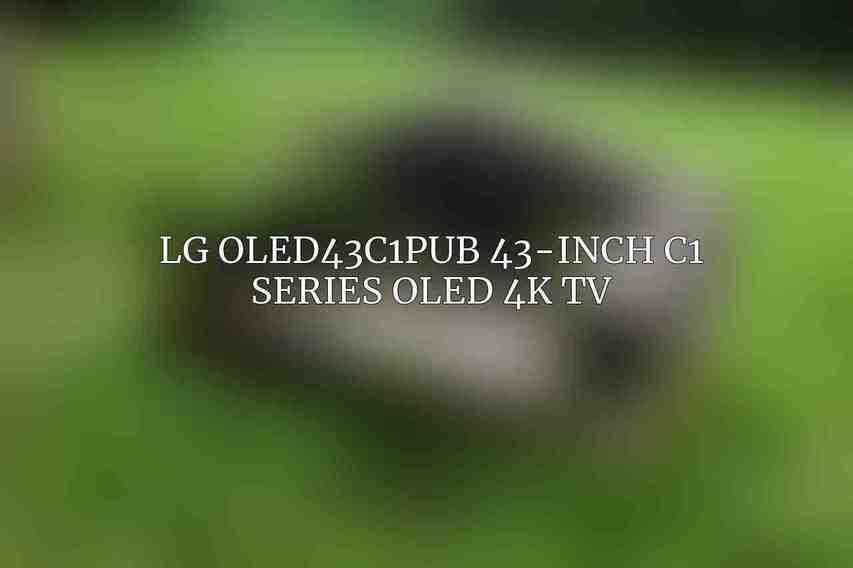 LG OLED43C1PUB 43-Inch C1 Series OLED 4K TV