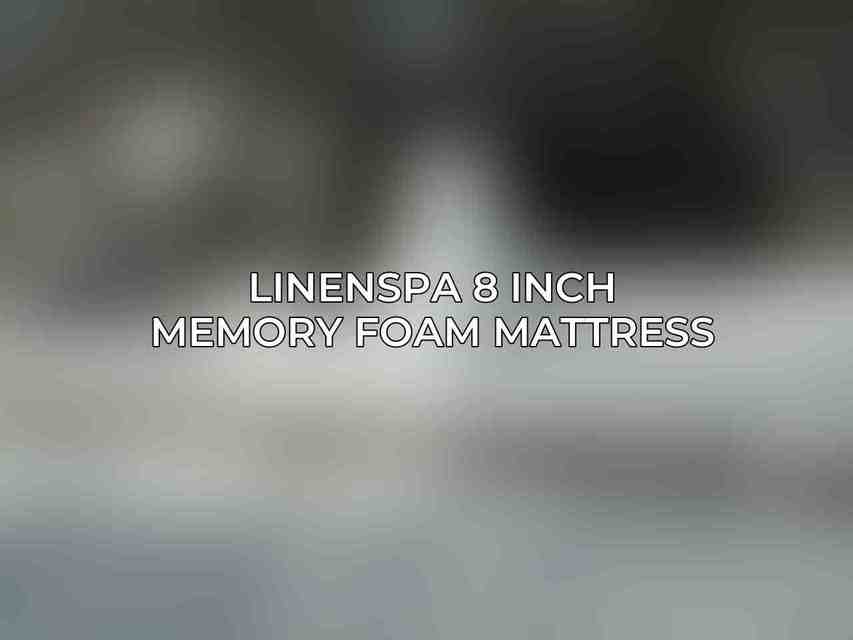 Linenspa 8 Inch Memory Foam Mattress