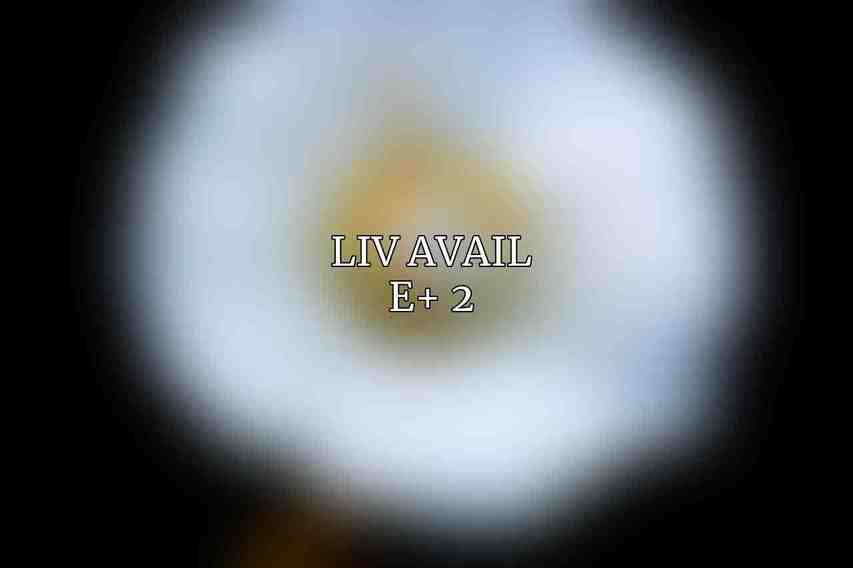 Liv Avail E+ 2