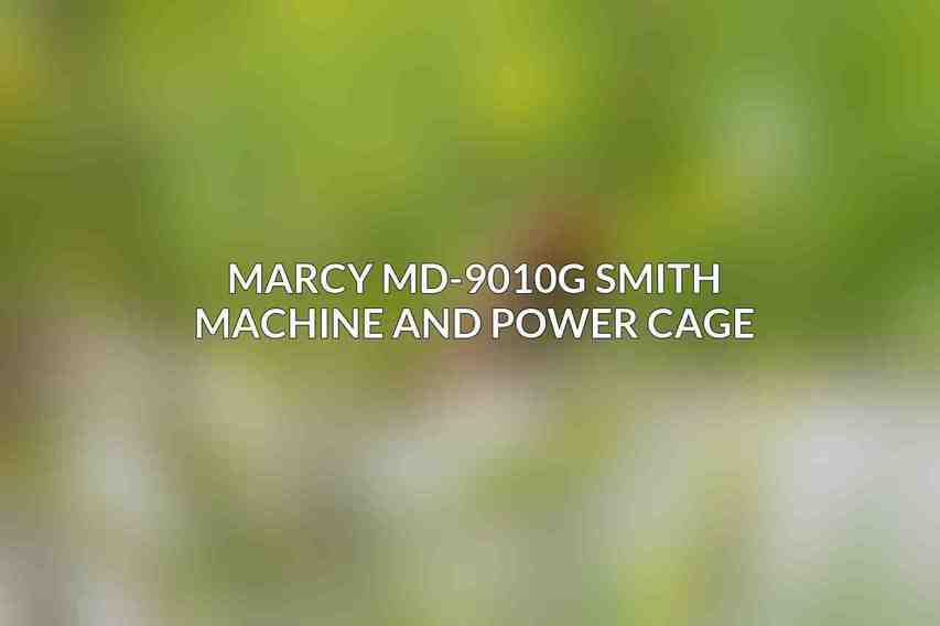 Marcy MD-9010G Smith Machine and Power Cage