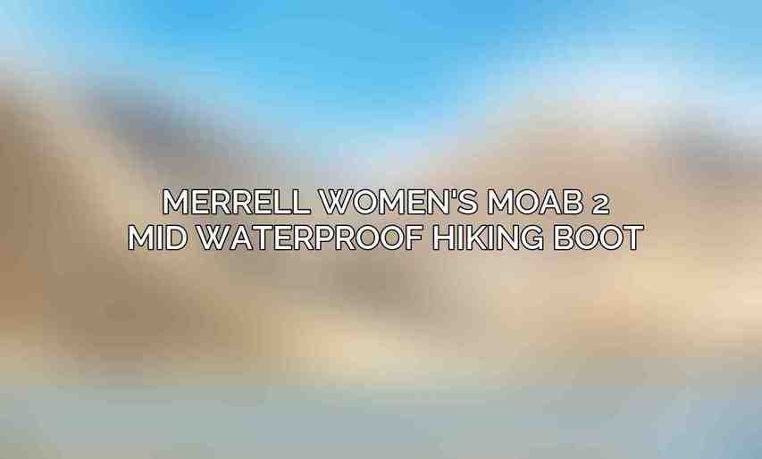 Merrell Women's Moab 2 Mid Waterproof Hiking Boot