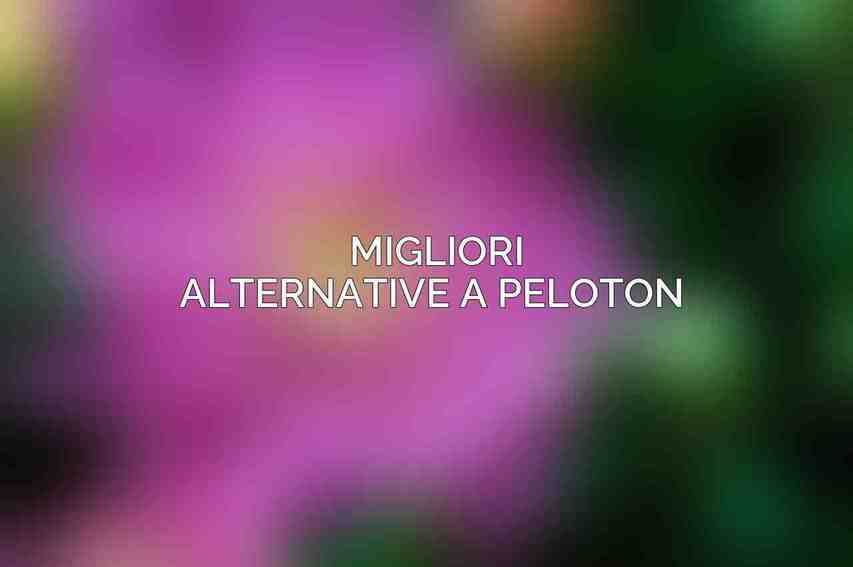  Migliori Alternative a Peloton