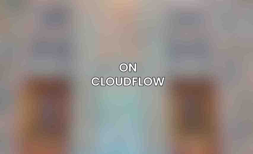 On Cloudflow