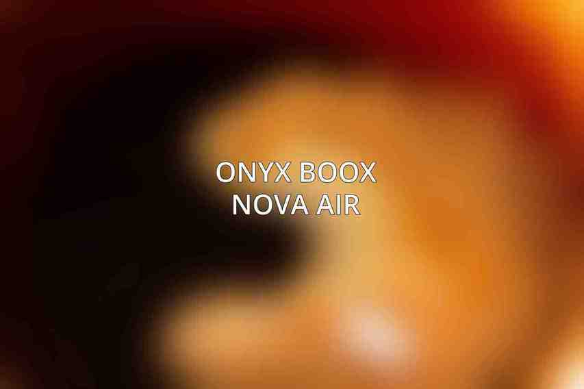 Onyx Boox Nova Air