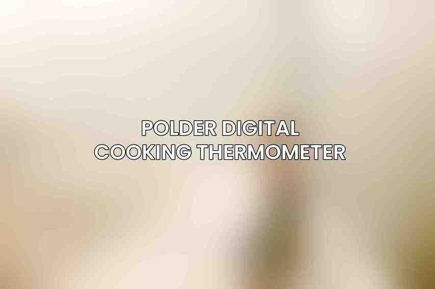 Polder Digital Cooking Thermometer