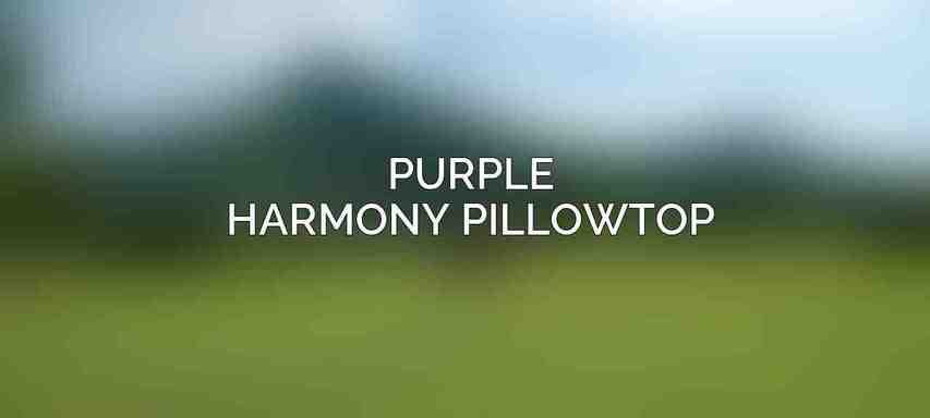 Purple Harmony Pillowtop