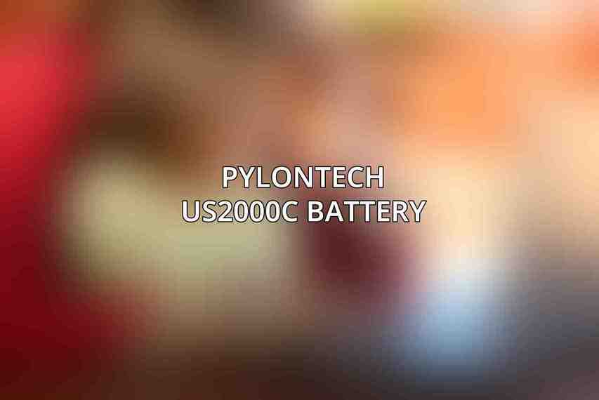 Pylontech US2000C Battery