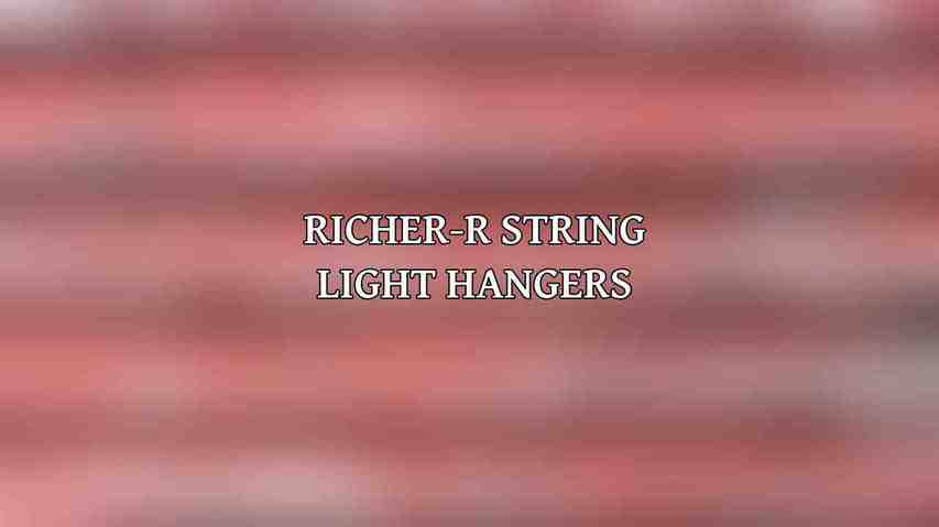 Richer-R String Light Hangers