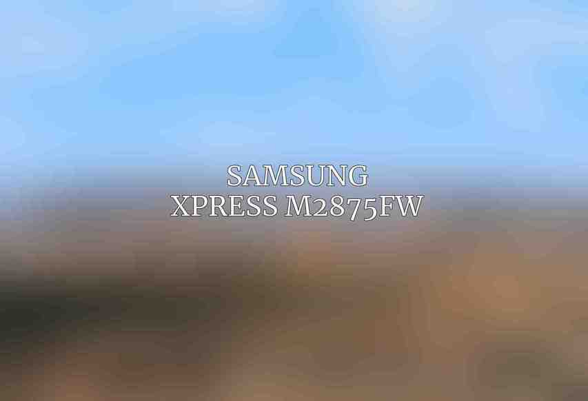 Samsung Xpress M2875FW