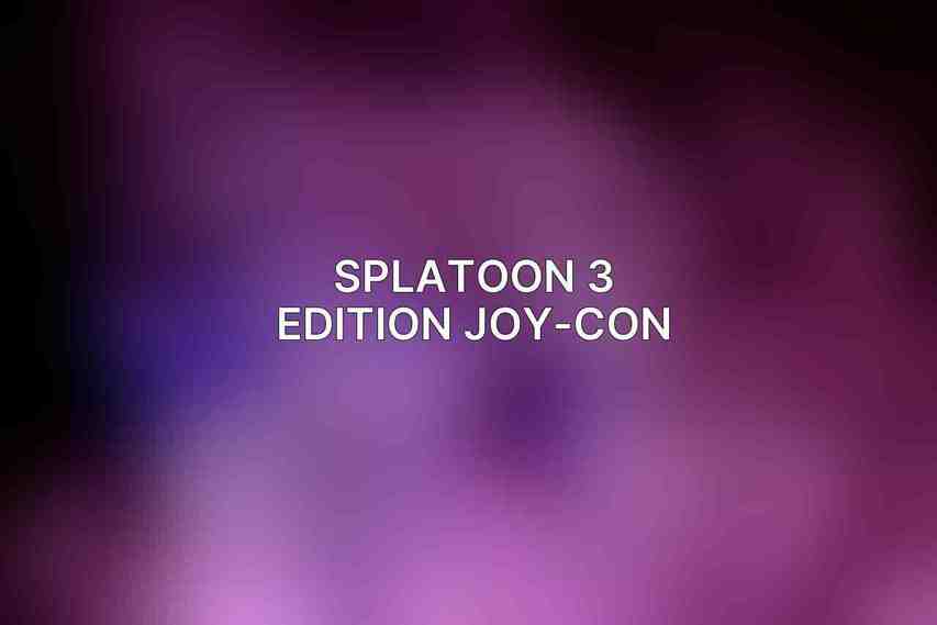 Splatoon 3 Edition Joy-Con