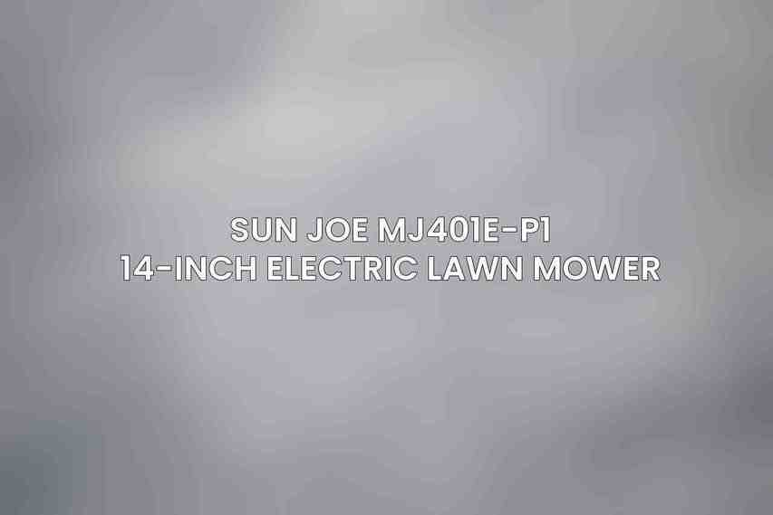 Sun Joe MJ401E-P1 14-Inch Electric Lawn Mower