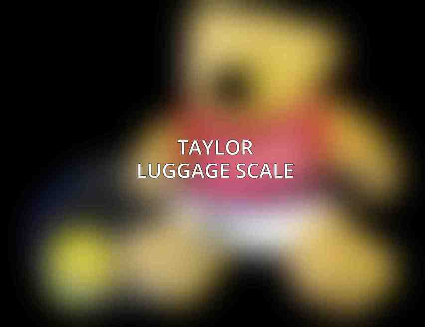 Taylor Luggage Scale