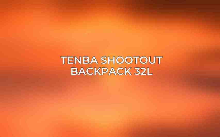 Tenba Shootout Backpack 32L