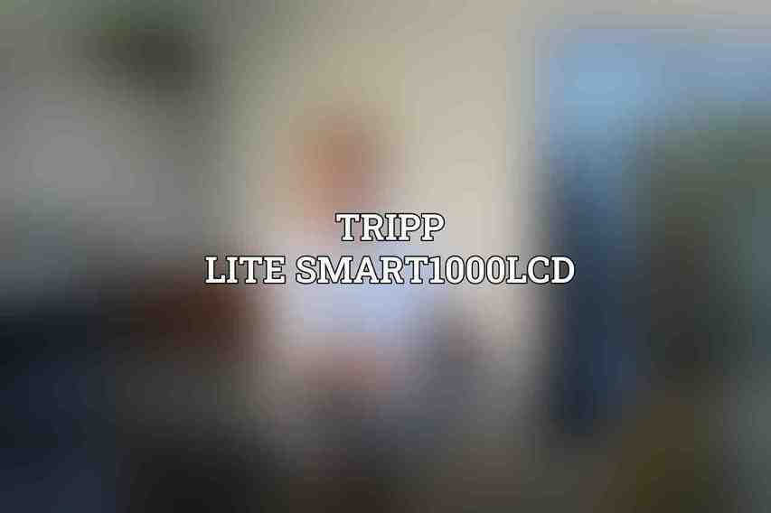 Tripp Lite Smart1000LCD