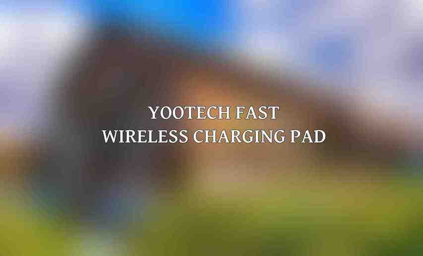 Yootech Fast Wireless Charging Pad