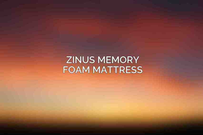 Zinus Memory Foam Mattress